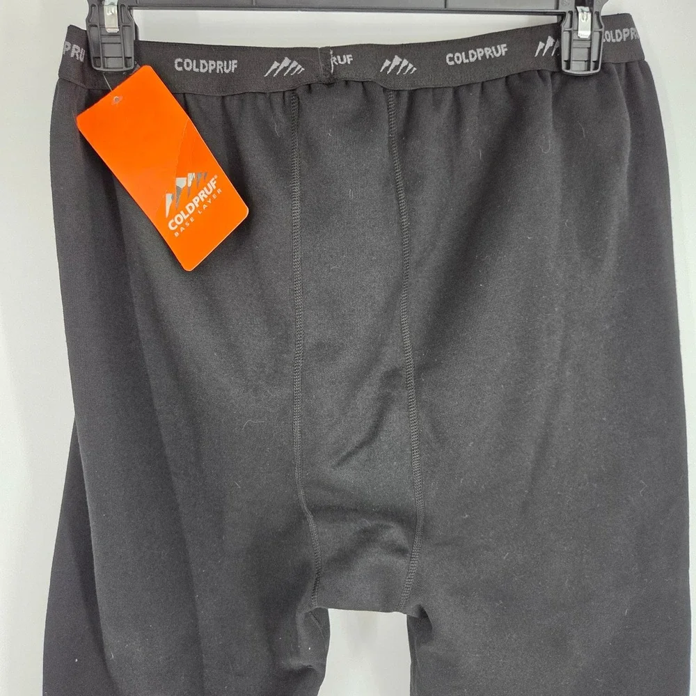 ColdPruf Mens Base Layer Thermal Pants Black XL 85B BK Performance Leggings NEW